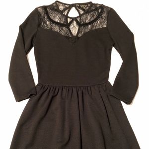 TopShop Black Lace Dress